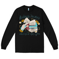 Black reading is dreaming with your eyes open Long Sleeve Tee - MaliasSmallBusiness