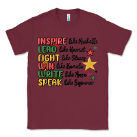 Burgundy black history malia Classic Tee - MaliasSmallBusiness