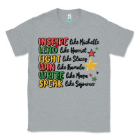 Heather Grey black history malia Classic Tee - MaliasSmallBusiness