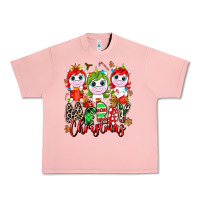 Salmon Merry Christmas unicorns Urban Heavy Tee - NancyCooperArtShop
