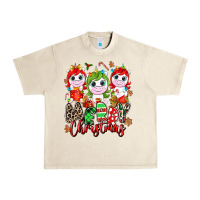 Sandshell Merry Christmas unicorns Urban Heavy Tee - NancyCooperArtShop