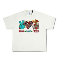 Pistachio peace love dia de los muertos Urban Heavy Tee - AdoDesignShop