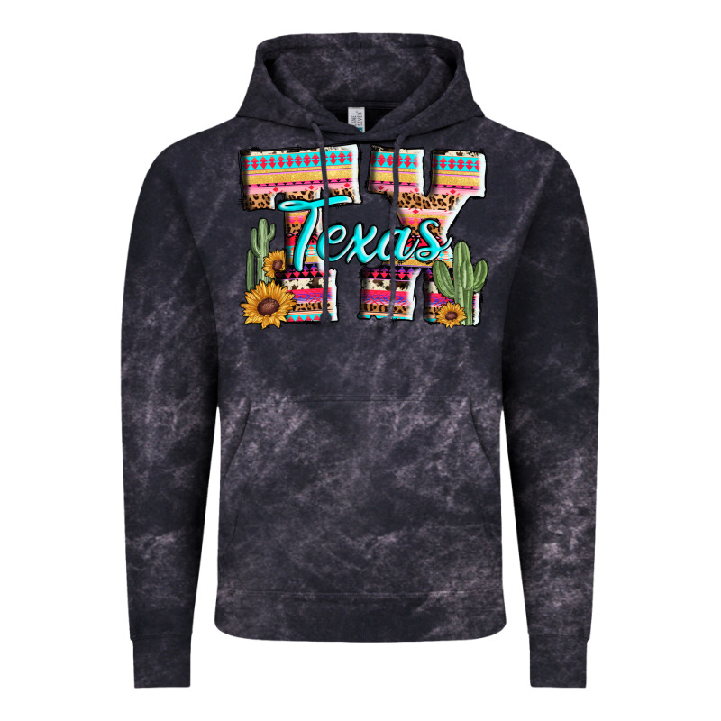 Texas Tx Aztec Cactus Leopard Vintage Hoodie by AdoDesignShop | Teevron