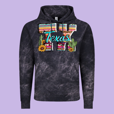 Texas Tx Aztec Cactus Leopard Vintage Hoodie Designed By Adodesignshop