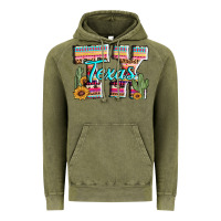 Vintage Olive texas tx aztec cactus leopard Vintage Hoodie - AdoDesignShop