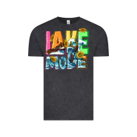 Vintage Black Lake mode summer Vintage Tee - NancyCooperArtShop