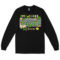 Black my class is full of lucky charms Long Sleeve Tee - MaliasSmallBusiness
