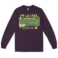 Plum my class is full of lucky charms Long Sleeve Tee - MaliasSmallBusiness