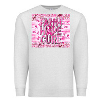 Oatmeal Heather Faith hope cure Cancer Premium Sweatshirt - NancyCooperArtShop
