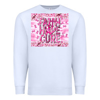 White Faith hope cure Cancer Premium Sweatshirt - NancyCooperArtShop