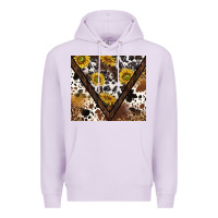 Lilac western sunflowers and cowhide tumbler tbs Premium Hoodie - TumblerDesignByShophia