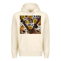 Sandshell western sunflowers and cowhide tumbler tbs Premium Hoodie - TumblerDesignByShophia