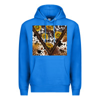 True Royal western sunflowers and cowhide tumbler tbs Premium Hoodie - TumblerDesignByShophia