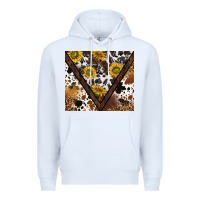 White western sunflowers and cowhide tumbler tbs Premium Hoodie - TumblerDesignByShophia