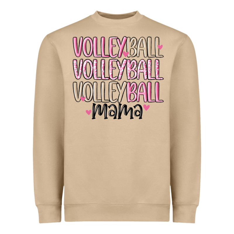 Volleyball Mama Heavyweight Sweatshirt by MaliasSmallBusiness | Teevron