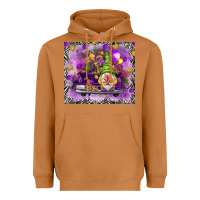 Mardi Gras Gnome On The Truck Heavyweight Hoodie | Teevron