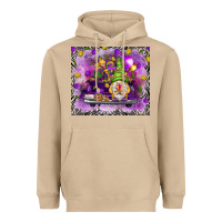 Mushroom Mardi Gras gnome on the truck Heavyweight Hoodie - NancyCooperArtShop