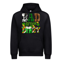 Black St. Patrick's Bad green boozy Urban Hoodie - OliviaCreatesArt