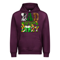 Mauve Wine St. Patrick's Bad green boozy Urban Hoodie - OliviaCreatesArt
