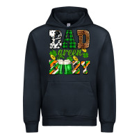 Navy St. Patrick's Bad green boozy Urban Hoodie - OliviaCreatesArt
