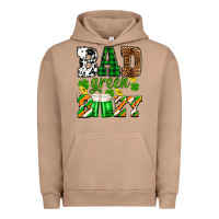 Pigment Burro St. Patrick's Bad green boozy Urban Hoodie - OliviaCreatesArt