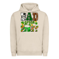 Pigment French Oak St. Patrick's Bad green boozy Urban Hoodie - OliviaCreatesArt
