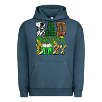 Pigment Midnight Navy St. Patrick's Bad green boozy Urban Hoodie - OliviaCreatesArt