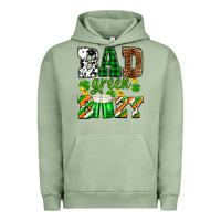 Pigment Oil Green St. Patrick's Bad green boozy Urban Hoodie - OliviaCreatesArt