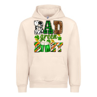 Sandshell St. Patrick's Bad green boozy Urban Hoodie - OliviaCreatesArt