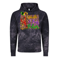 Cloud Black mardi gras vibes crawfish mask and fleur de lis Vintage Hoodie - Artiststas