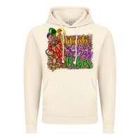 Vintage Artic mardi gras vibes crawfish mask and fleur de lis Vintage Hoodie - Artiststas