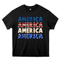 Black America 4th of July Heavy Core Tee - CowGirlArtShop