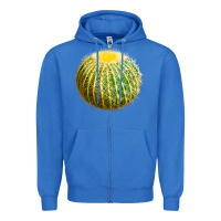 True Royal Golden Barrel Cactus Zipper Hoodie - LillyAllenDesigns