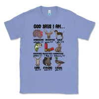 Colony Blue god says i am hunting Classic Tee - MaliasSmallBusiness