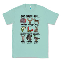 Seafoam god says i am hunting Classic Tee - MaliasSmallBusiness