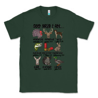 Sports Green god says i am hunting Classic Tee - MaliasSmallBusiness