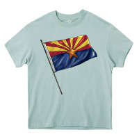 Arona arizona flag Heavy Core Tee - BarkalooDesign
