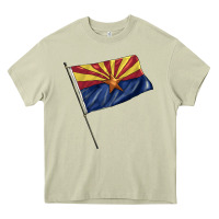Mossy arizona flag Heavy Core Tee - BarkalooDesign