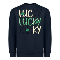 Navy lucky Heavyweight Sweatshirt - MaliasSmallBusiness