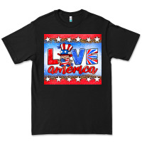 Black love america gnome Premium Tee - HRA Design Shop