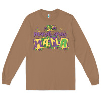 Toasted Coconut mardi gras mama Long Sleeve Tee - MaliasSmallBusiness