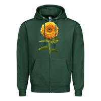 Sports Green Gummy Bear Sunflower Zipper Hoodie - LillyAllenDesigns