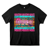 Black leave them broadway girls alone tumbler Heavy Core Tee - HRA Design Shop