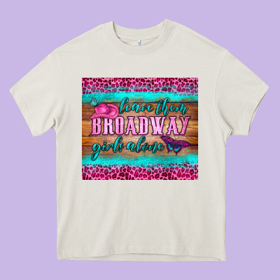 Leave Them Broadway Girls Alone Tumbler Heavy Core Tee Designed By Hra Design Shop