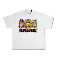 Lunar Rock Happy Hallothanksmas school bus Urban Heavy Tee - NancyCooperArtShop
