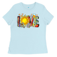 Baby Blue love summer nurse Ladies Tee - Zillion Design Studio