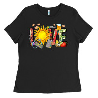 Black love summer nurse Ladies Tee - Zillion Design Studio