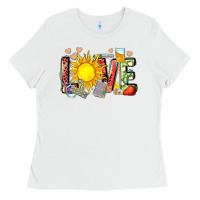 White love summer nurse Ladies Tee - Zillion Design Studio