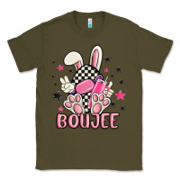 Army Green boujee checkered easter bunny egg trending Classic Tee - MaliasSmallBusiness
