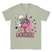 Matcha boujee checkered easter bunny egg trending Classic Tee - MaliasSmallBusiness
